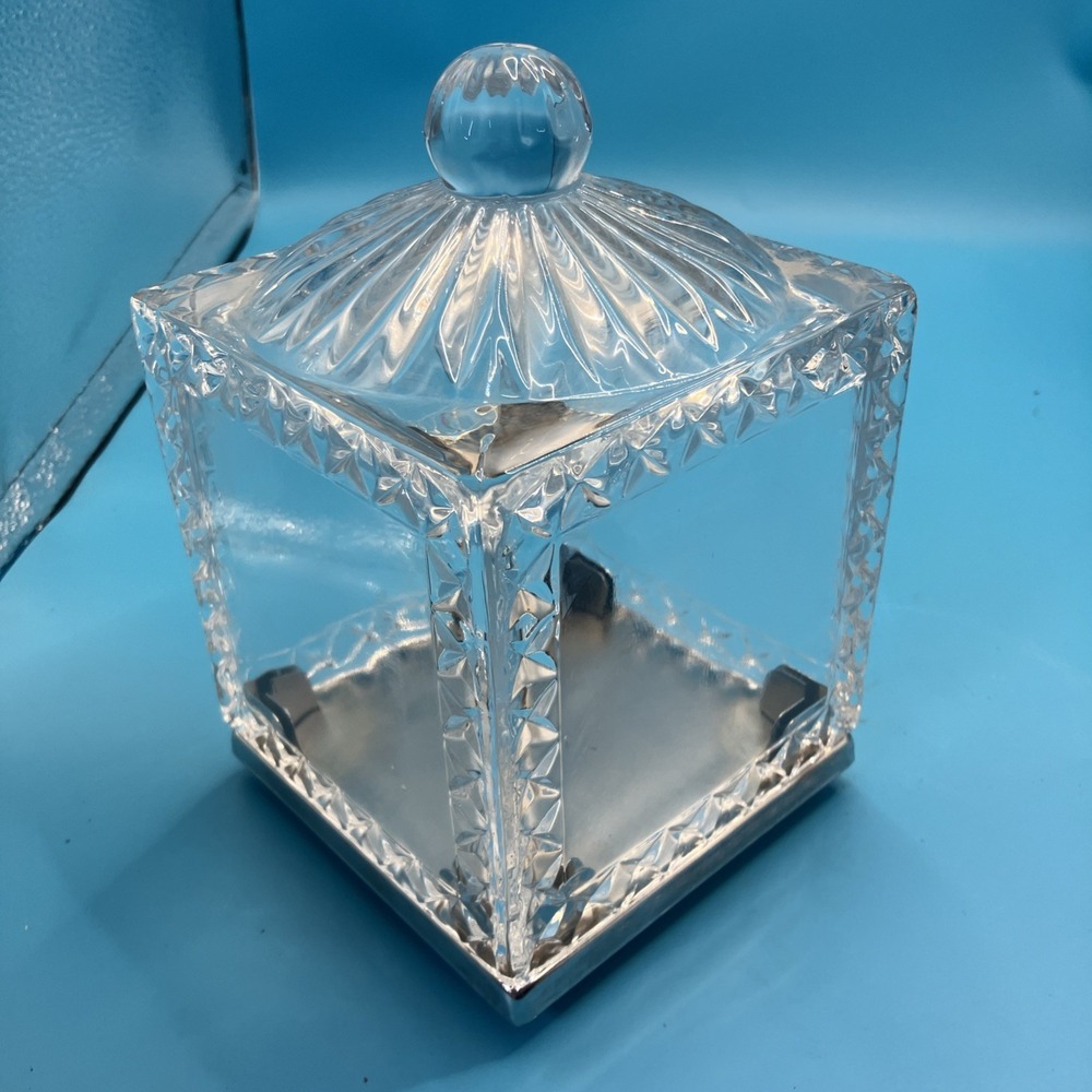 Fifth Avenue Crystal Turning Spinning Photo Cube